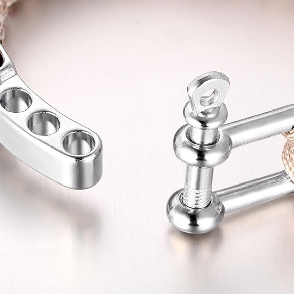 [New] Stainless Steel Bracelet Men - Picture 2 of 4